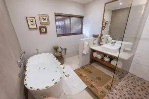 Suite bathroom.