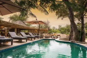 Your private pool in front of the homestead.