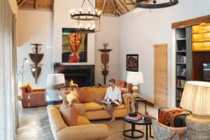 Camp George interior lounge.