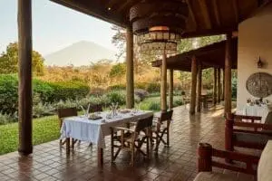 Breakfast with a view at Legendary Lodge.