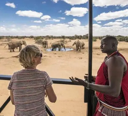 Pase los días realizando caminatas guiadas con guerreros masai.
