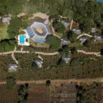 Aerial view of Kitela Lodge.