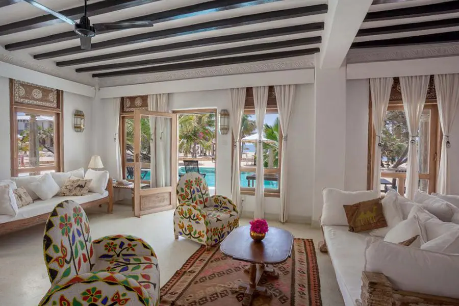 Interior de la suite.
