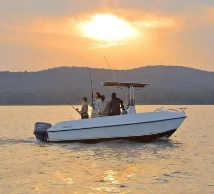 Pesca en el lago Victoria.