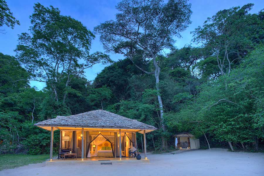 Your beachfront cottage at Rubondo Island.