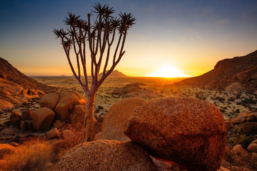 Desert landscapes in Damaraland, Namibia | Go2Africa