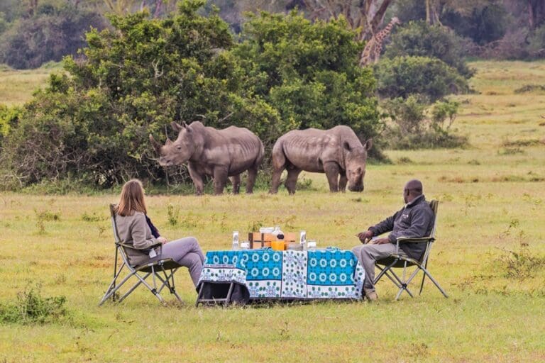 Desayuno en el bosque en el Solio Lodge de Kenia | Go2Africa