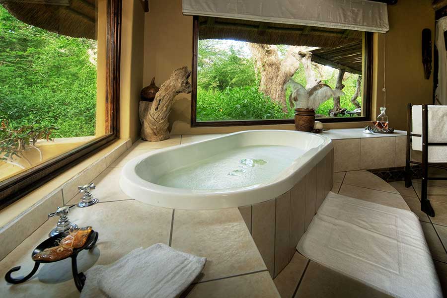 Baño con vistas.