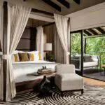 Nyungwe House suite with a private deck.