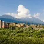 Singita Kwitonda Lodge in Volcanoes National Park in Rwanda.