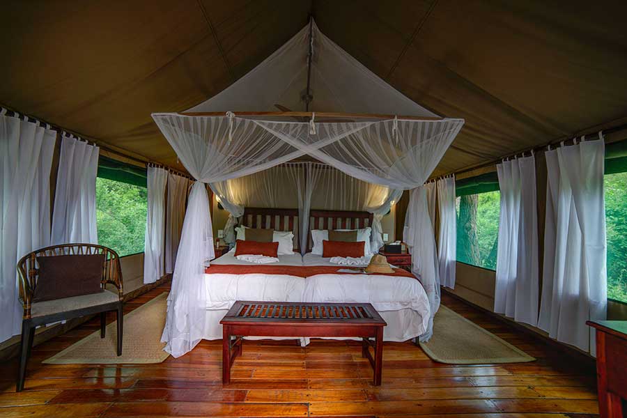 Luxury tent. 