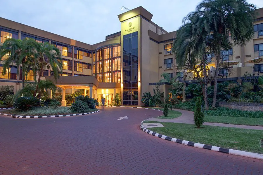Kigali Serena Hotel exterior.