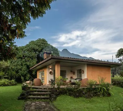 Sabyinyo Silverback Lodge, un refugio forestal de lujo.