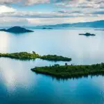 A view of Lake Kivu.