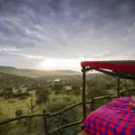 View from Loisaba star bed.