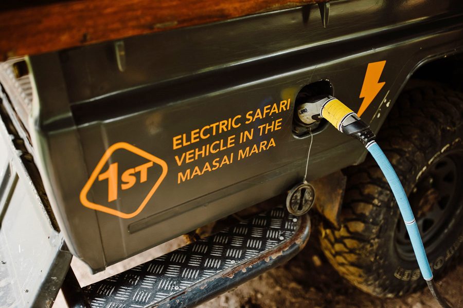 Electric safari vehicle at Emboo River in Kenya | Go2Africa