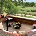 Fire pit.