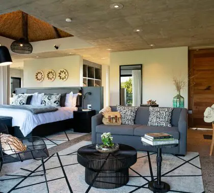 Suite de lujo con piscina.