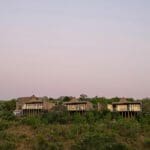 Exterior del Biyela Lodge.