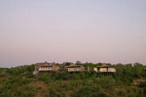 Exterior del Biyela Lodge.