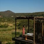Veranda para invitados.