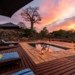 Piscina del Pafuri Tented Camp.