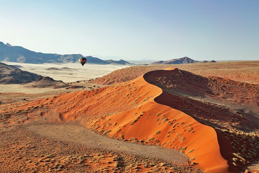 Hot-air balloon safari over the Namib Desert | Go2Africa