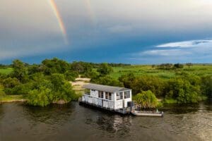 Casa flotante Okavango Spirit.