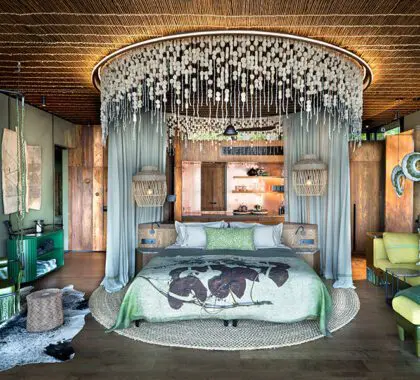 Interior de la suite.