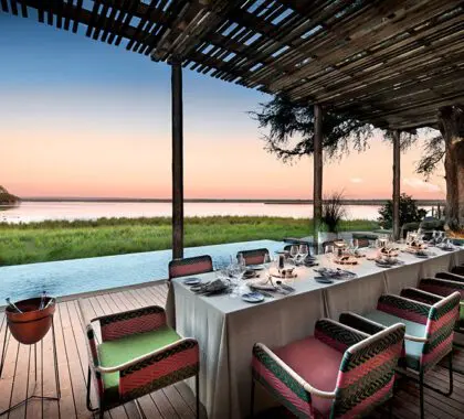Cenar con vistas.