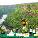 Enjoy sundowners at the gorge with The Elephant Camp.
