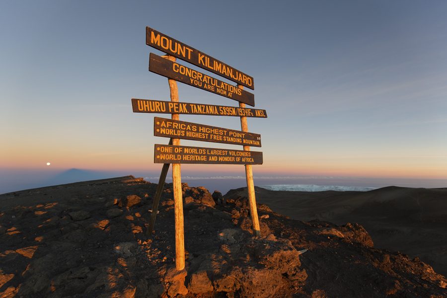 Uhuru Peak is the highest summit on Mount Kilimanjaro in Tanzania | Go2Africa