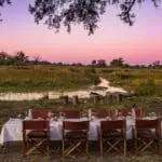 Alfresco dining with a stunning view.
