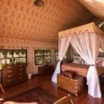 Tent interior.