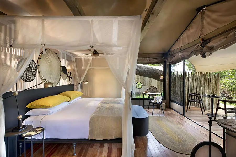 Su suite en Khwai Leadwood.
