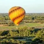 Hot air ballooning.