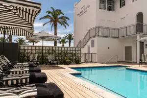 La piscina del Winchester Boutique Hotel. 