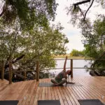 Don't miss out on your daily flow with yoga on the spa deck. 