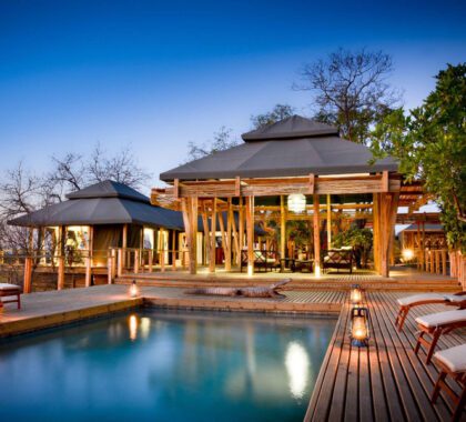 Relaxed luxury at Simbavati Hilltop Lodge.