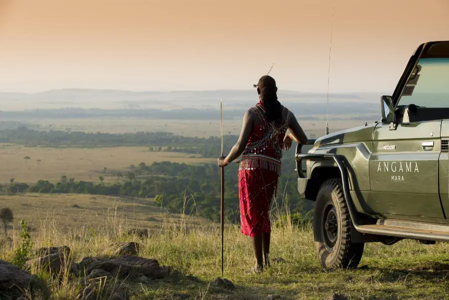 Guerrero masai en Angama Mara, Kenia | Go2Africa