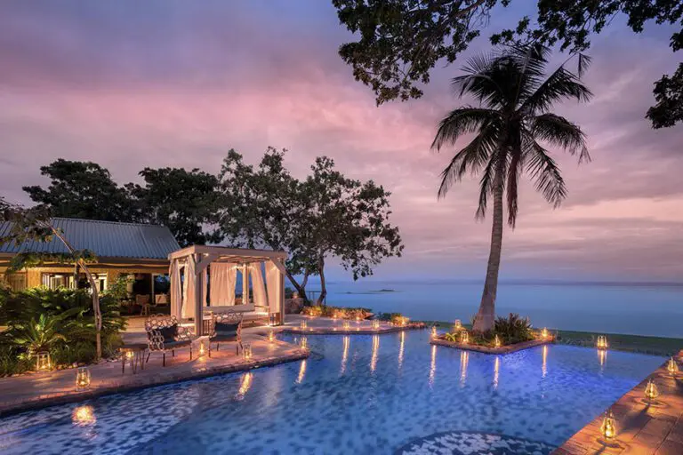 Bumi Hills swimming pool view.