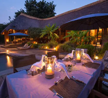 exterior of a safari camp in Zambia | Go2Africa