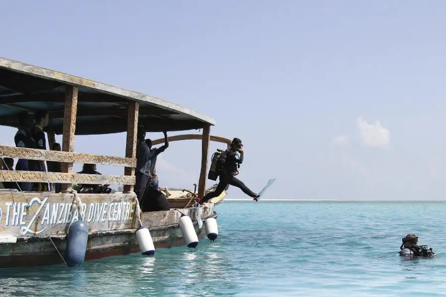 Buceo en Matemwe Beach House en Zanzíbar, Tanzania