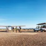 Safaris en avión en Namibia.