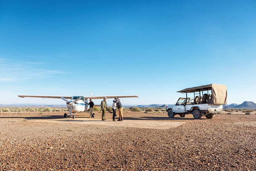 Fly-in safaris in Namibia.