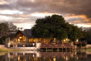 Exterior of Simbavati Waterside.