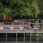 The viewing deck at Simbavati Waterside.