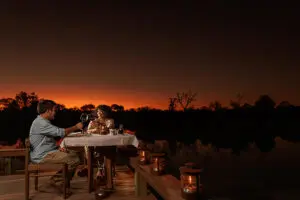 Dine under the stars.