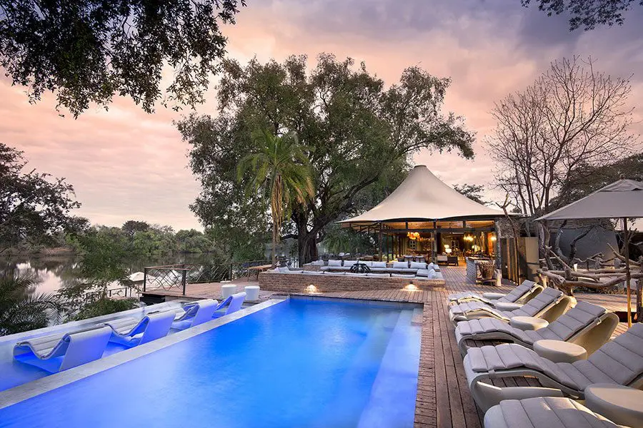 Thorntree River Lodge swimming pool.