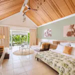 Habitaciones de diseño contemporáneo.